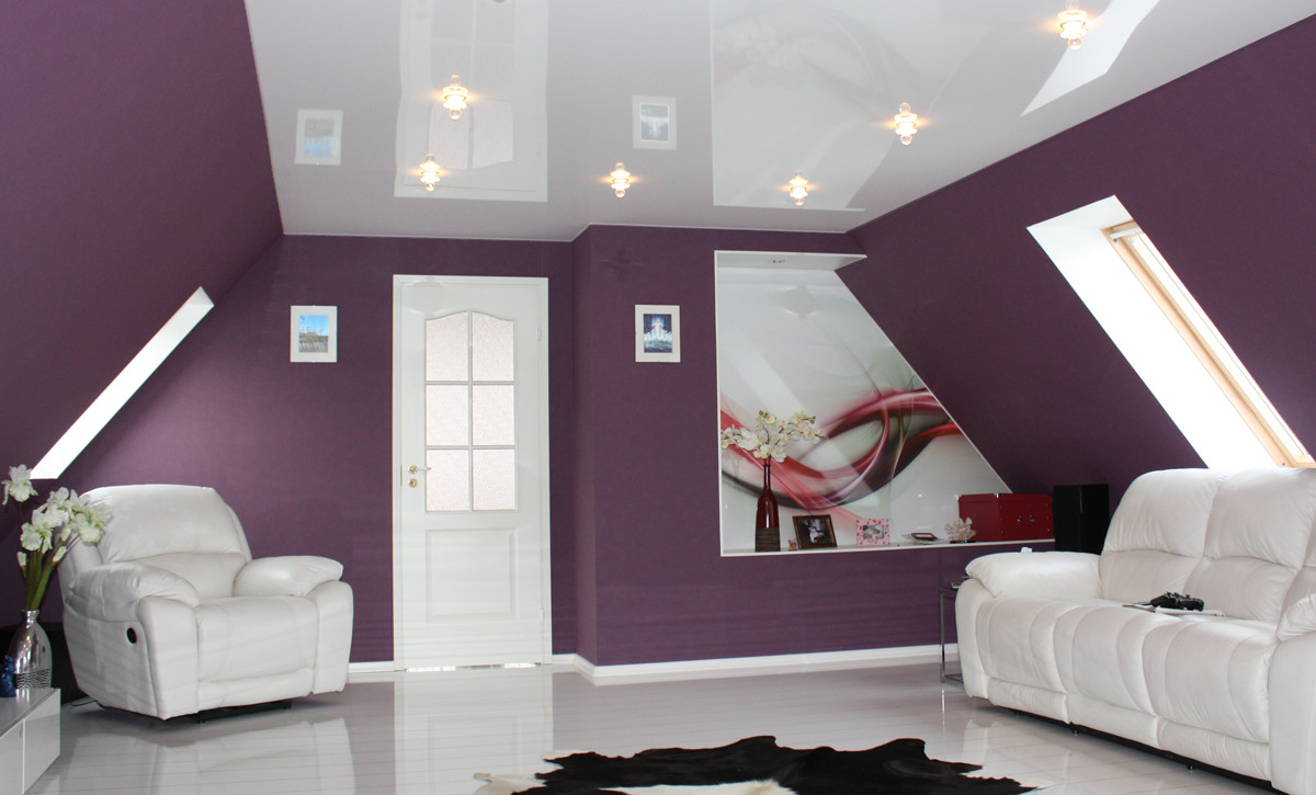 Белые потолки